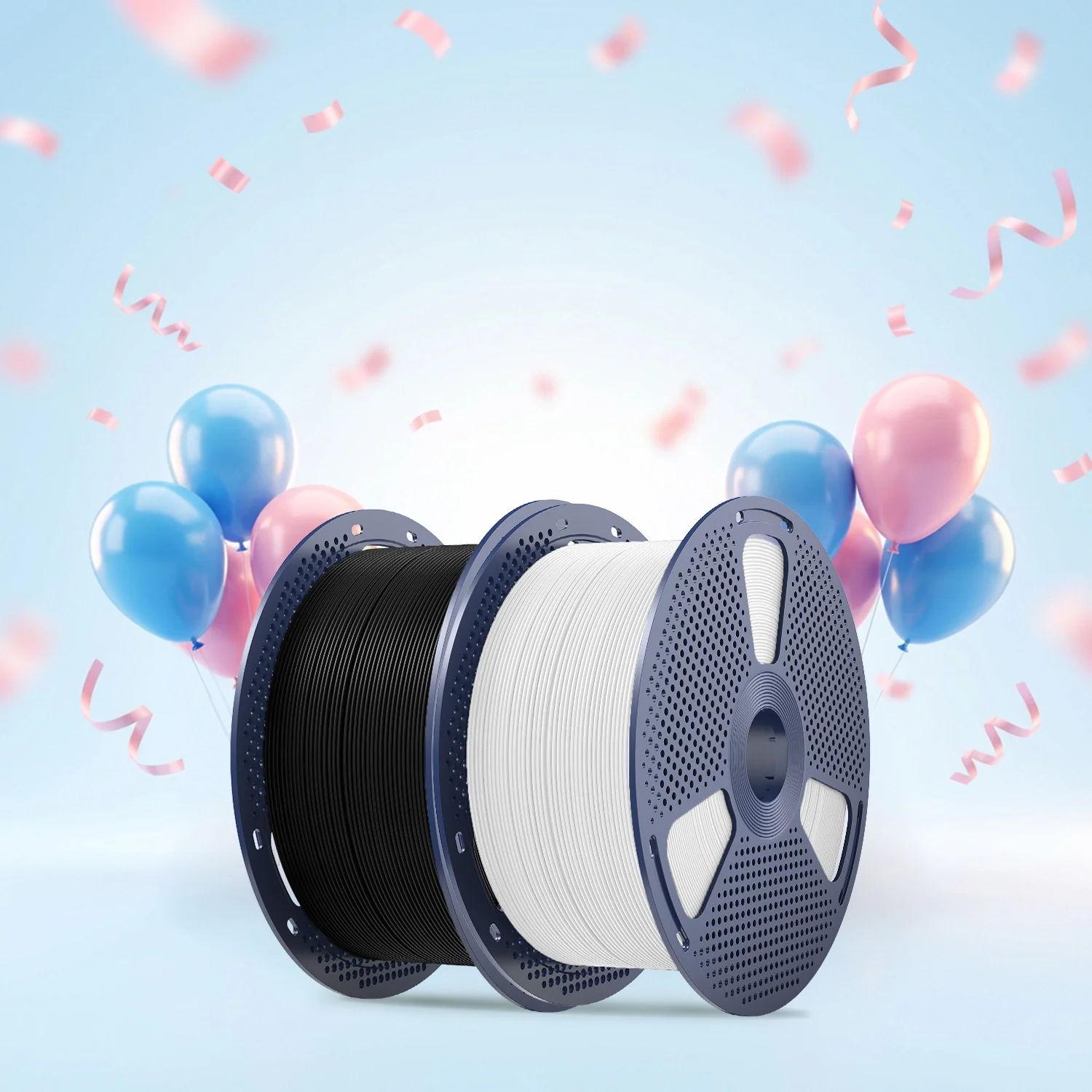 [Bigger Size, Longer Use, No Waste] 5KG Large Spool PLA Series 3D Printer Filament Collection - Image 2