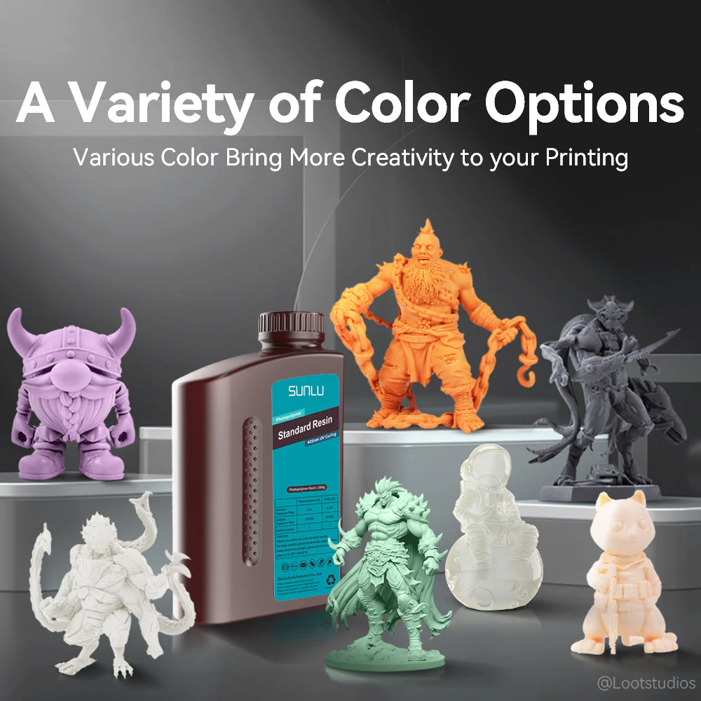 [Get 5 for the Price of 4] 1000g Standard Resin, Water-wash Standard Resin and Standard Plus Resin - Image 3