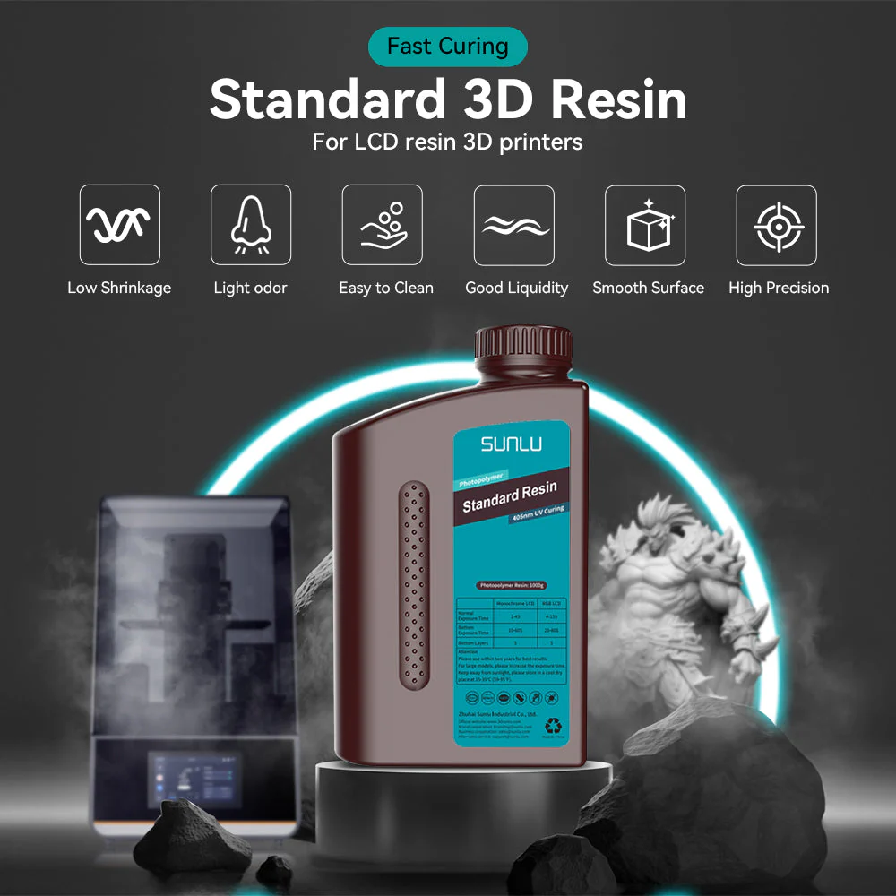 [Get 5 for the Price of 4] 1000g Standard Resin, Water-wash Standard Resin and Standard Plus Resin - Image 6