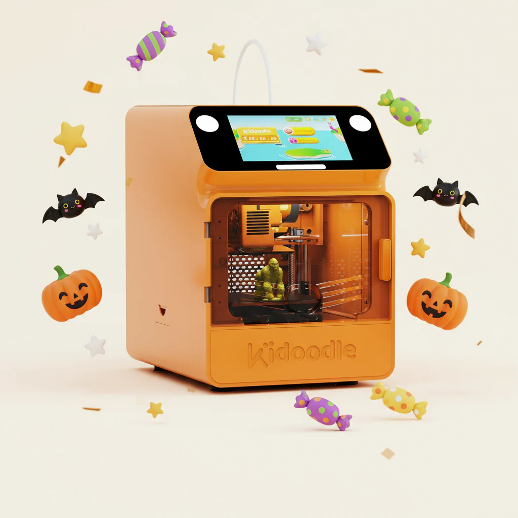 Kidoodle MiniBox A1: 3D Printer for Kids, Unleash Creativity with Kidoodle, 600mm/s High Speed, AutoLiv/Design Safe for Kids/5" Touch Screen, Wi-Fi/App Control, Easy to Install at Home/School - Image 2