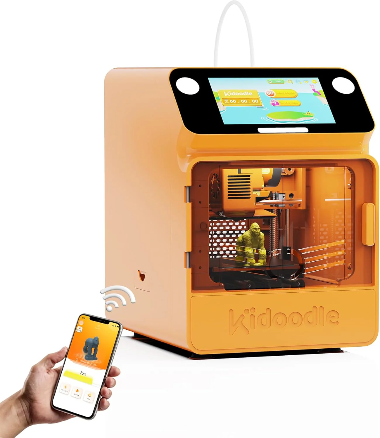 Kidoodle MiniBox A1: 3D Printer for Kids, Unleash Creativity with Kidoodle, 600mm/s High Speed, AutoLiv/Design Safe for Kids/5" Touch Screen, Wi-Fi/App Control, Easy to Install at Home/School - Image 21