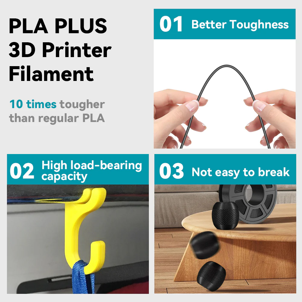 PLA+(PLA Plus) 3KG Large Spool 3D Printer Filament 3KG - Image 8
