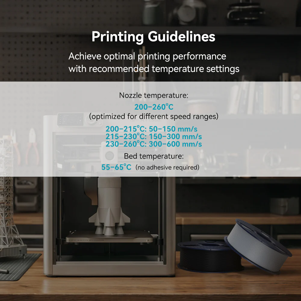 [MOQ: 6KG] High Speed PLA+ 2.0(HSPLA Plus 2.0), High Speed 3D Printer Filament 1KG - Image 6