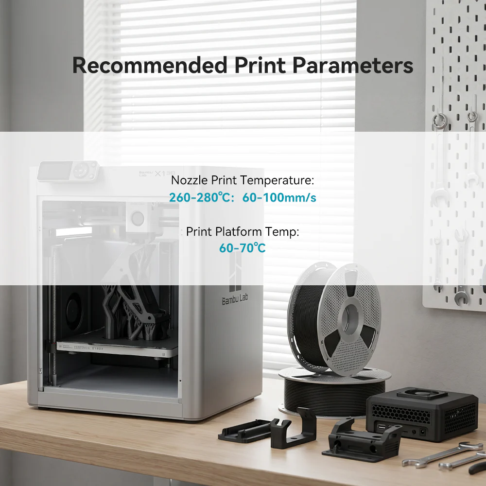 Nylon-12 Carbon Fiber (PA12-CF) 3D Printer Filament 1KG - Image 7