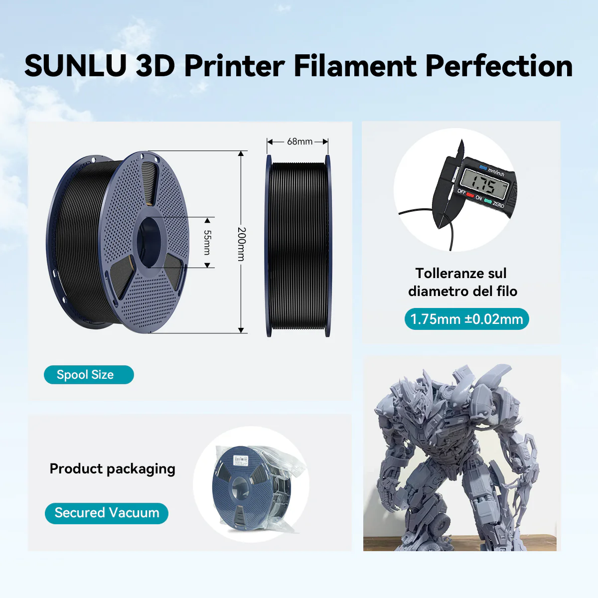 [MOQ: 6KG] PLA+(PLA Plus) 3D Printer Filament 1KG - Image 11