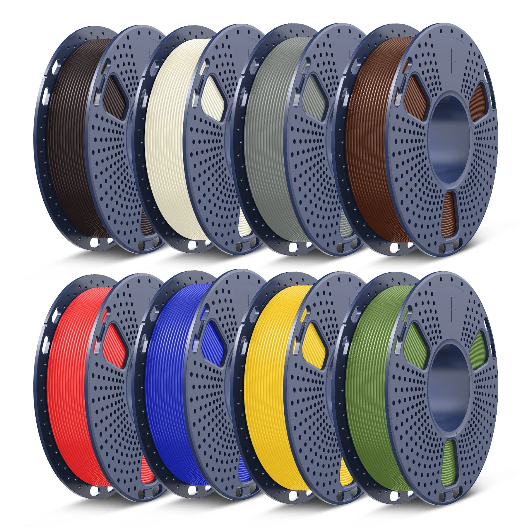 250g Spool PLA, PLA+, PLA+2.0, PLA Meta Multicolor Filament Bundle, 250g*8 Rolls - Image 13
