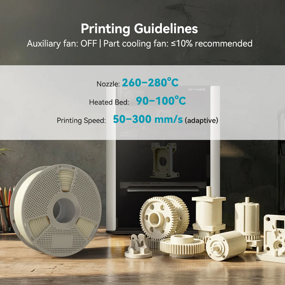 ABS-GF (ABS Glass Fiber) 3D Printer Filament 1KG - Image 6