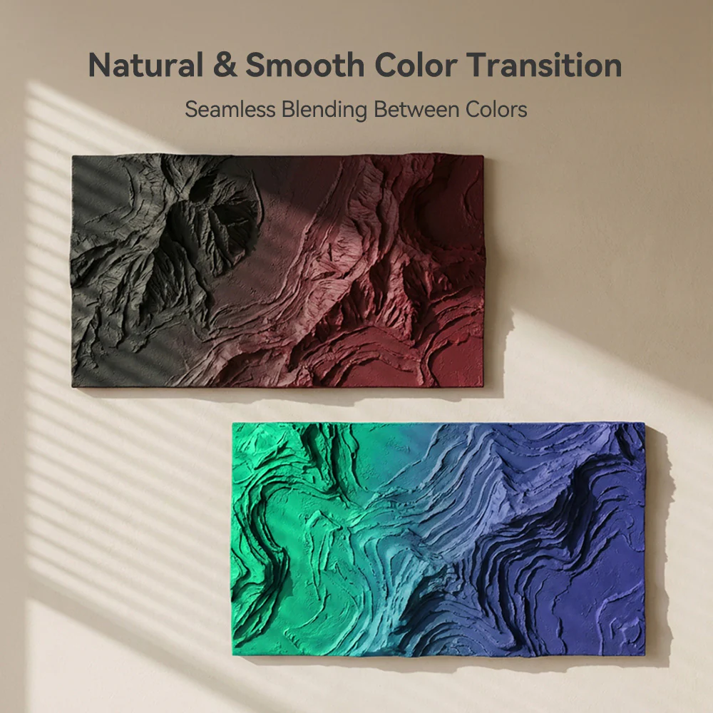 SUNLU Matte PLA Dual-Color 3D Printer Esthenic Filament 1KG, Seamless Two-Tone Shifts & Soft Matte Finish - Image 4