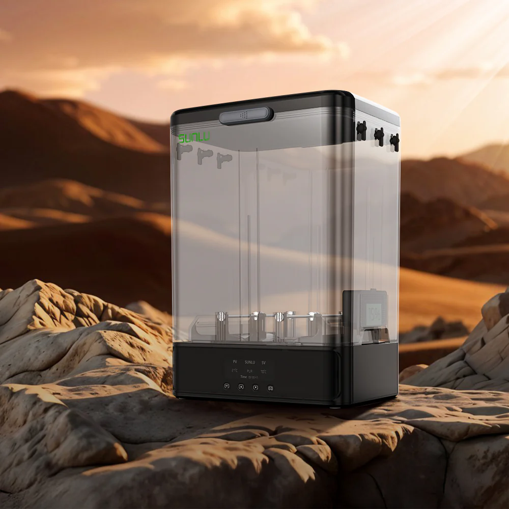 SUNLU FilaDryer SP2, 2-in-1 Filament Dryer Combine with Storage Box, Compatible with spool size 1kg×2 or 2kg×1 or 3kg×1 - Image 14